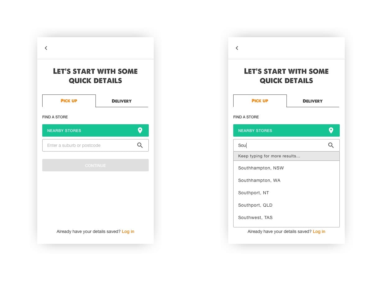 Order flow redesign — step 1